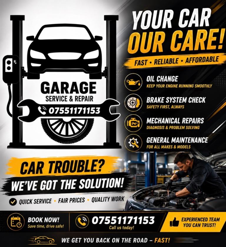     🚗 Car Repairs & Servicing – Peterborough