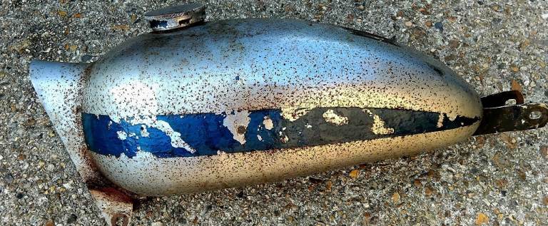 FUEL TANK VINTAGE FOR CLASSIC  GREEVES SCOTTISH TRIALS NEEDS RESTORING