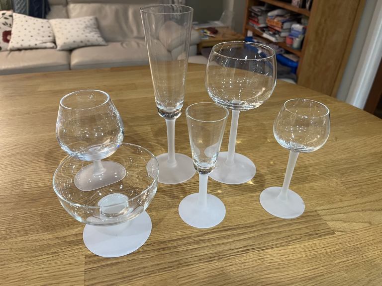 Bodanova Swedish Wine and Champagne glassware collection