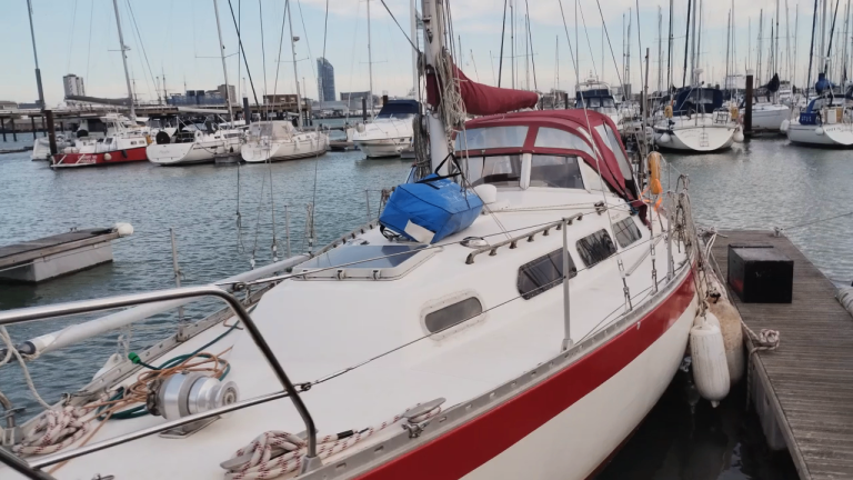 Sailing Yacht Marcon 34 10.4M Boat Sail Diesel Bukh Cockpit DCS GPS plotter fin keel 10M