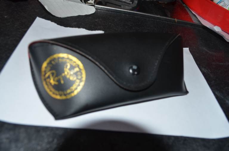 Ray-Ban Sunglasses Case - Black, Good Condition