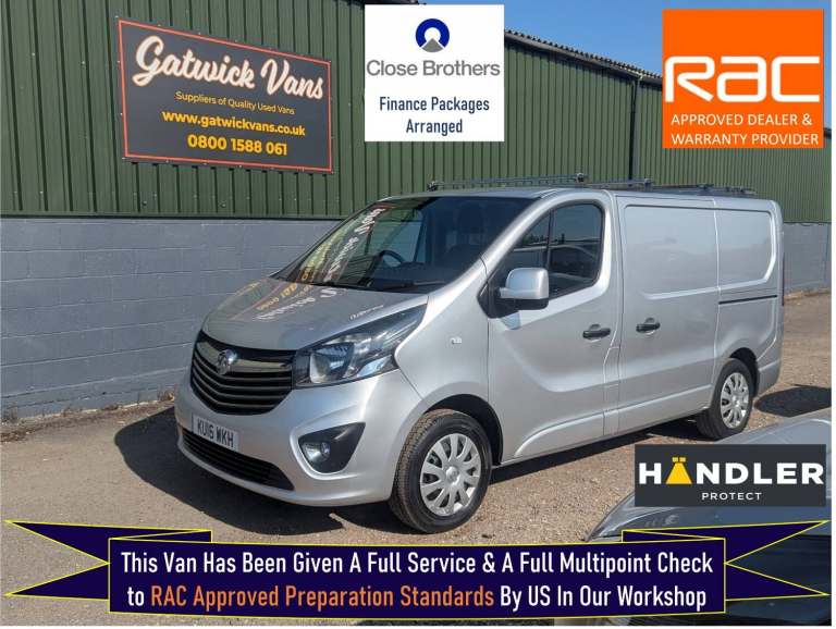 2016 Vauxhall Vivaro 2700 1.6CDTI 115PS Sportive H1 Van PANEL VAN Diesel Manual