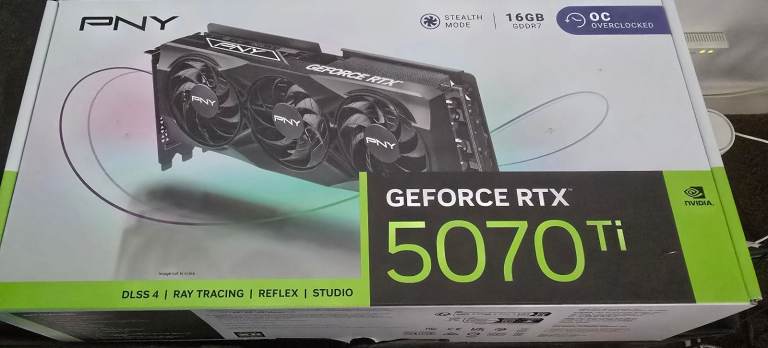 PNY GeForce RTX 5070 Ti Graphics Card - TODAY only