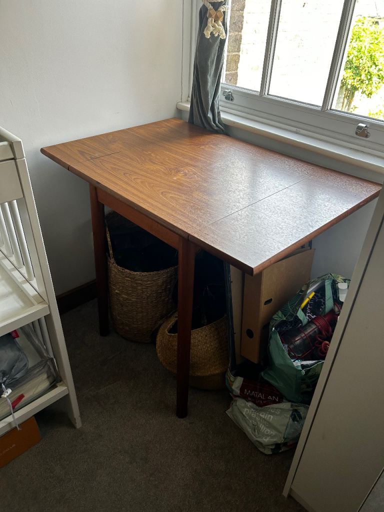 Mid century Drop Leaf Dining Table
