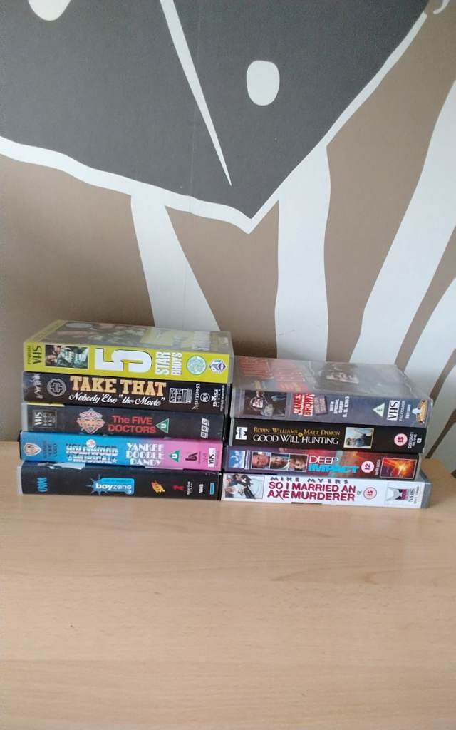VHS Tapes Mixed Bundle £2.00 each