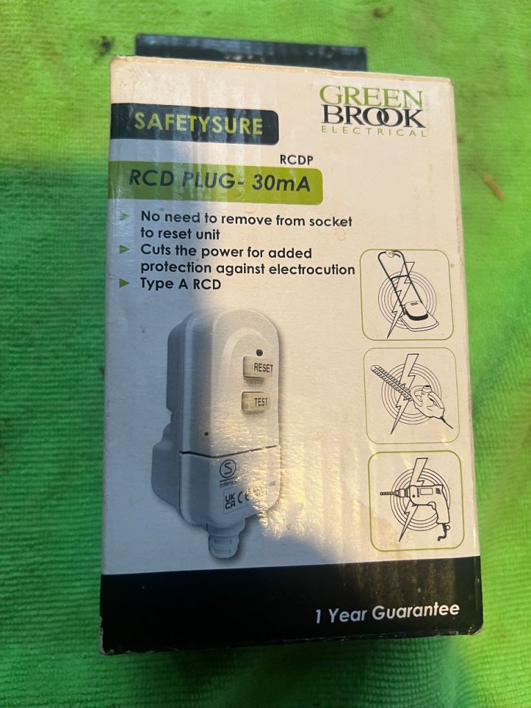 NEW Safetysure RCD Plug 30mA - Greenbrook Electrical