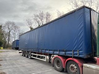 1999 SAMRO TRI AXLE CURTAIN SIDE TRAILER ON AIR  