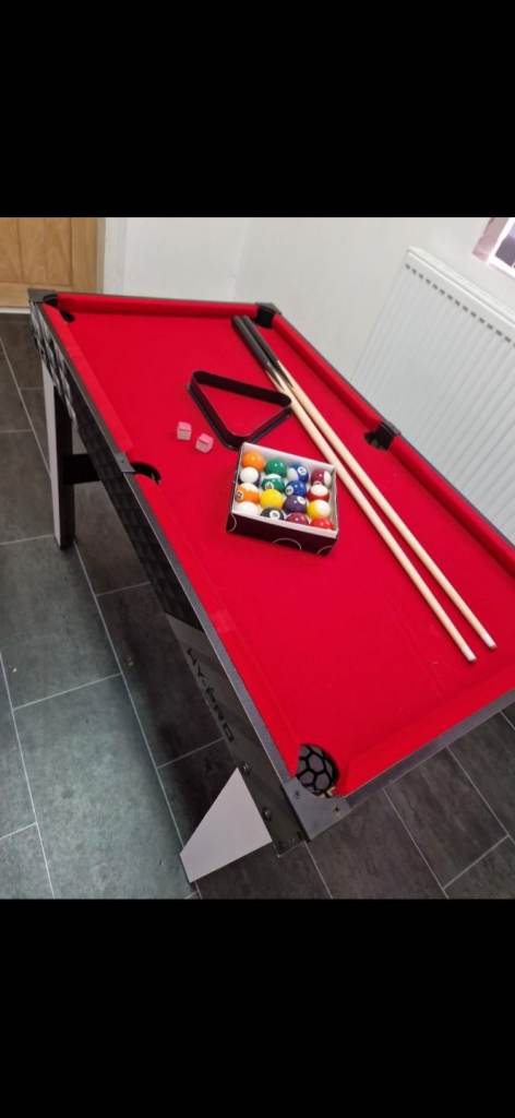 Hy-Pro 4-in-1 Games Table. Pool table, foose ball air hockey, tennis table