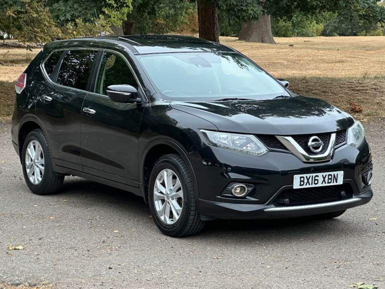 NISSAN X TRAIL 1.6 PETROL 2016 LOW MILEAGE 62,000 PETROL LONG MOT BLACK SUN ROOF EXCELLENT CONDITION