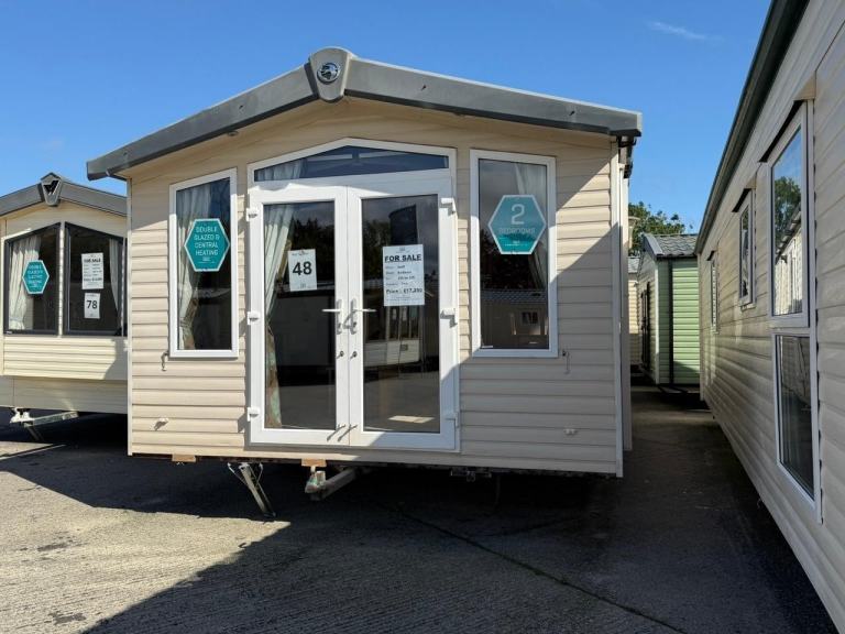 2 Bed Swift Static Caravan - DG, CH, French Doors, Ensuite - Offsite / Own Land