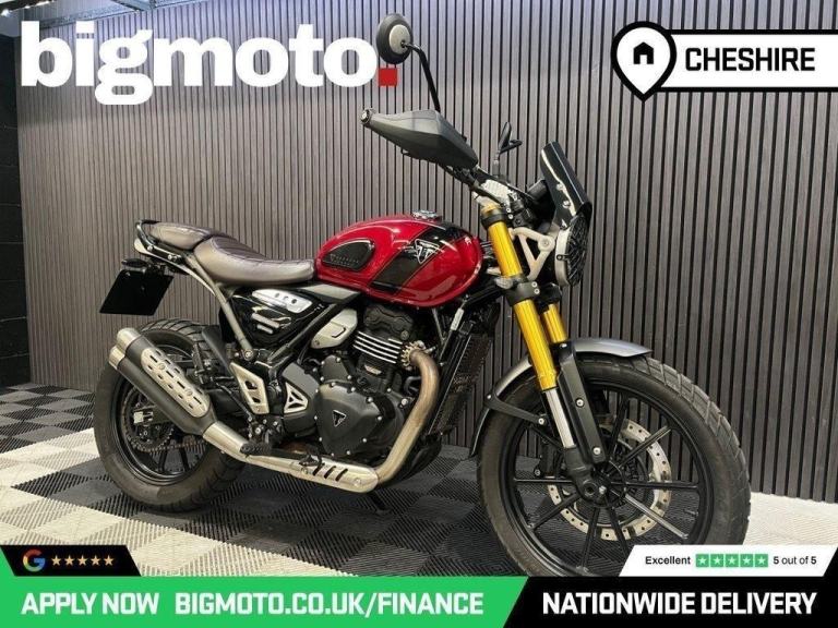 2024 73 TRIUMPH SCRAMBLER 400 X FINANCE SPECIALISTS APPLY NOW