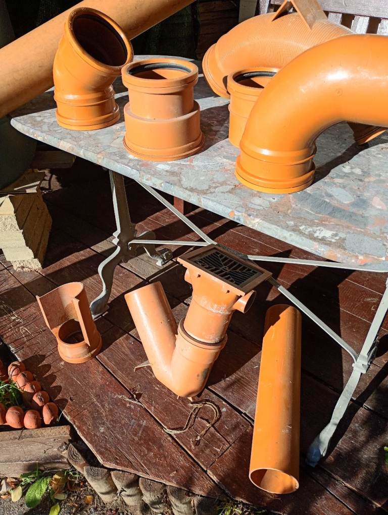 4in soil pipe and fittings
