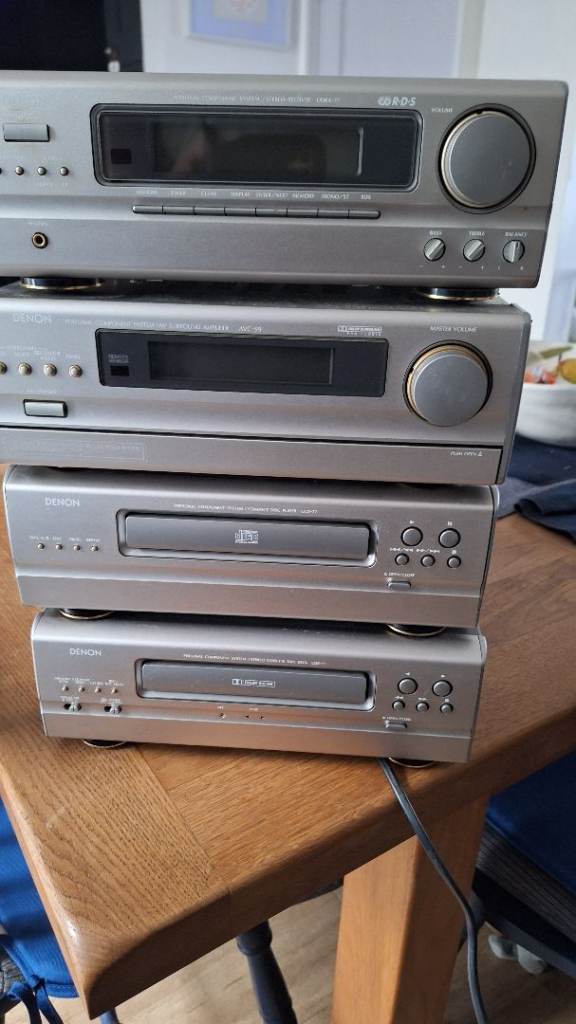 Denon Hi-Fi Stereo System Stack