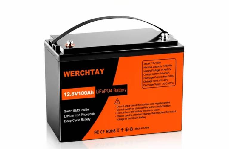 Werchtay LiFePO4 battery 100ah 12v
