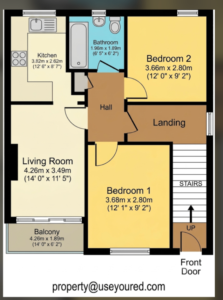 2 Bedroom Apartment - Upper Malone Close 