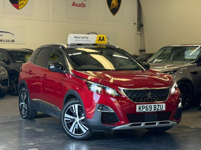 PEUGEOT 3008 1.5 BlueHDi GT Line Diesel 2019+XENON+SATNAV+R-CAMERA+LEATHER+ULEZ!