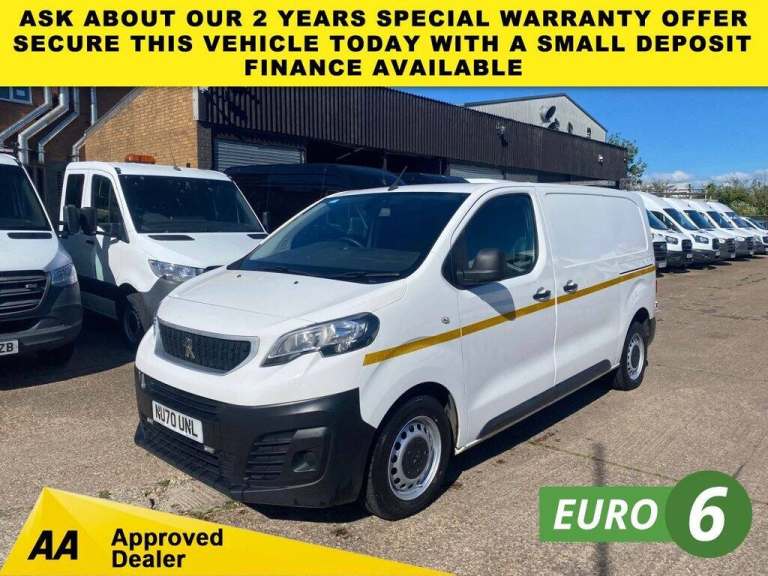 2020 70 PEUGEOT EXPERT 2.0 BLUE HDI PROFESSIONAL MWB 120BHP. AIRCON. APPLE PLAY.
