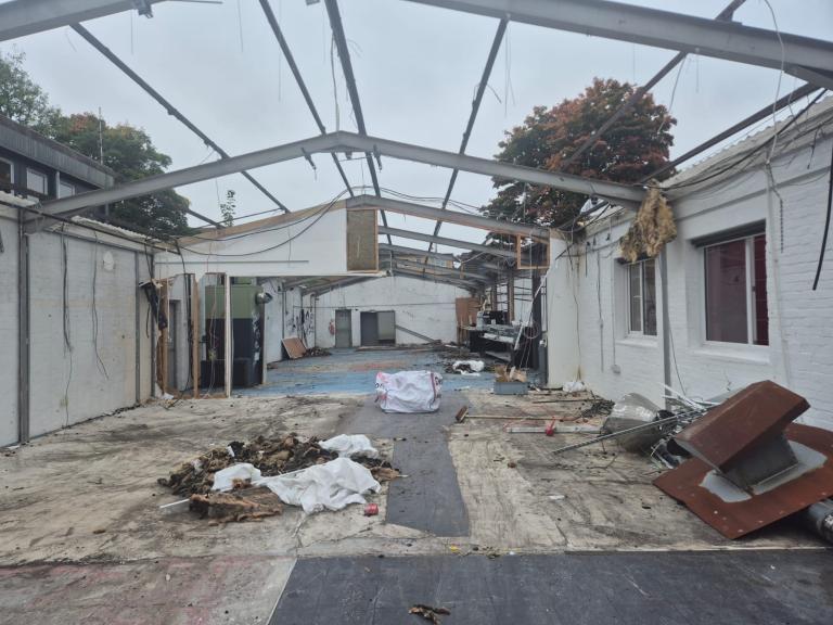 Steel frame buildings 