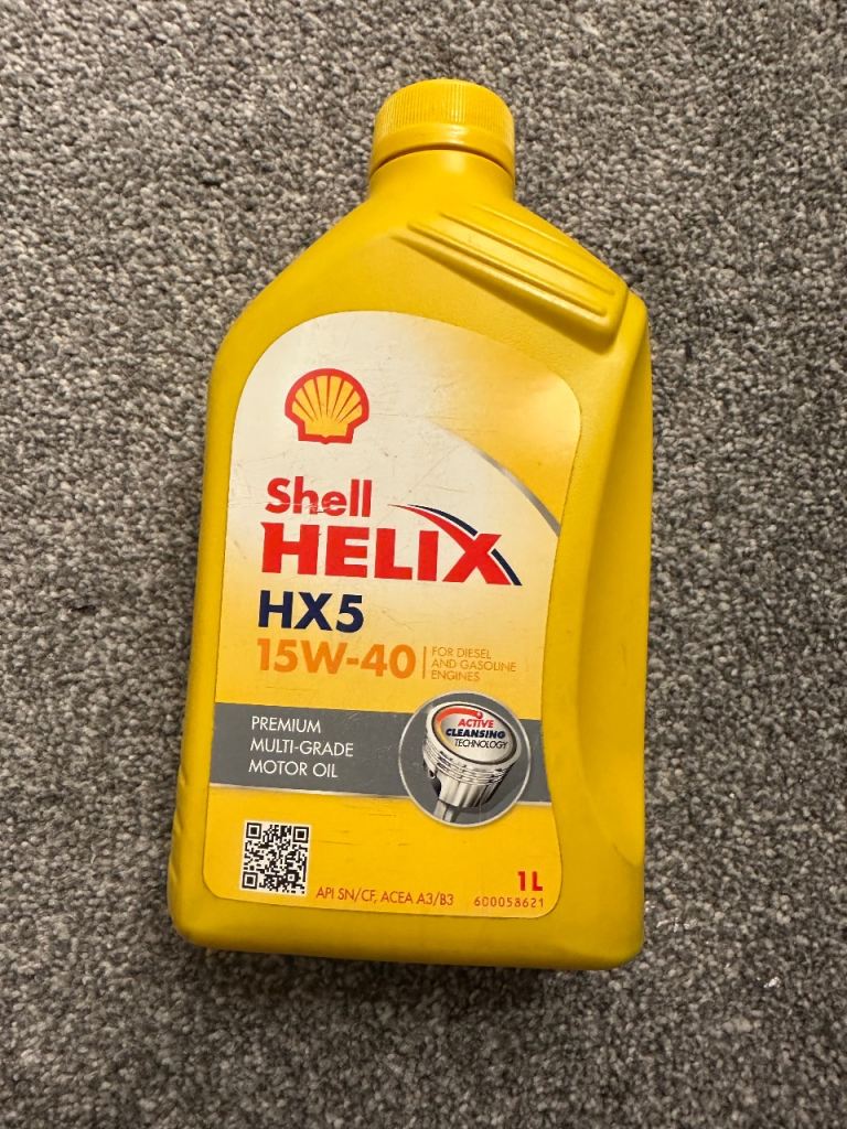 Shell Helix HX5 15W-40 15W40 Premium Multi-Grade Engine Oil - 1 Litres