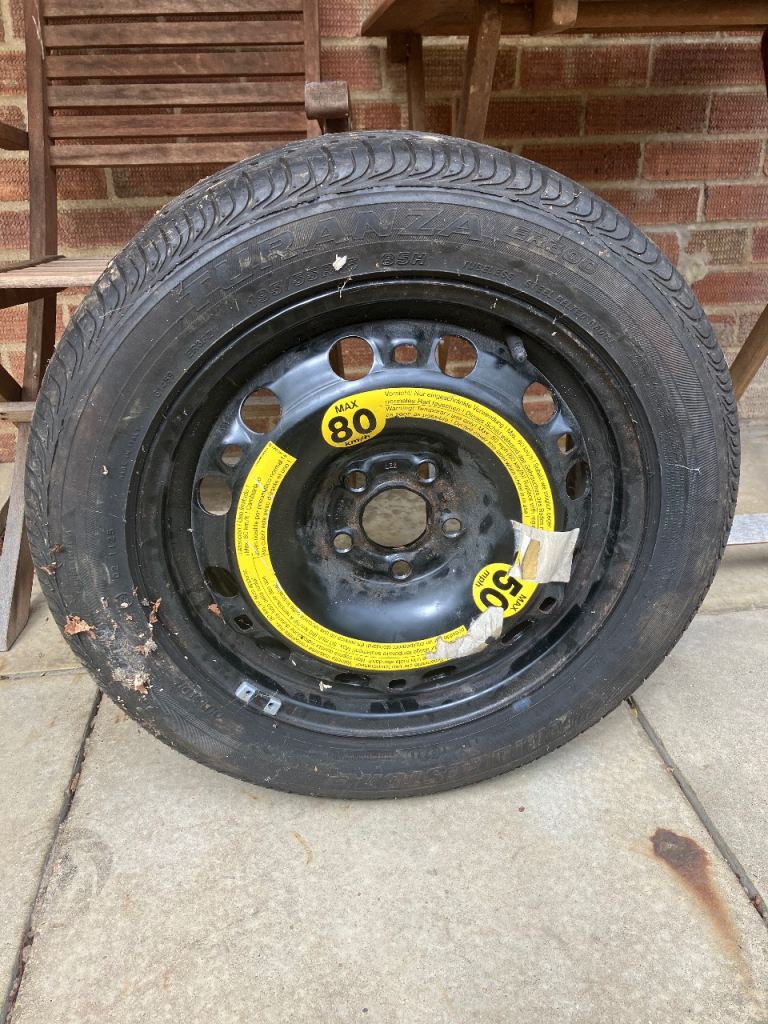 Skoda Fabia spare wheel 