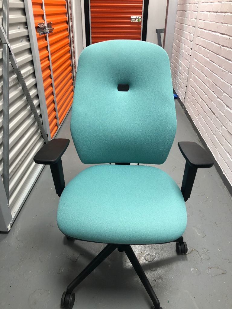 Orangebox Flo Ergonomic Office Chair - High Spec - Teal Blue