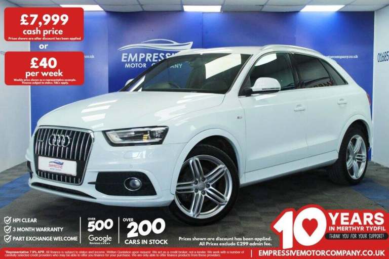 2014 14 AUDI Q3 2.0 TDI S LINE PLUS SUV 5DR DIESEL MANUAL QUATTRO EURO 5 (S/S) (