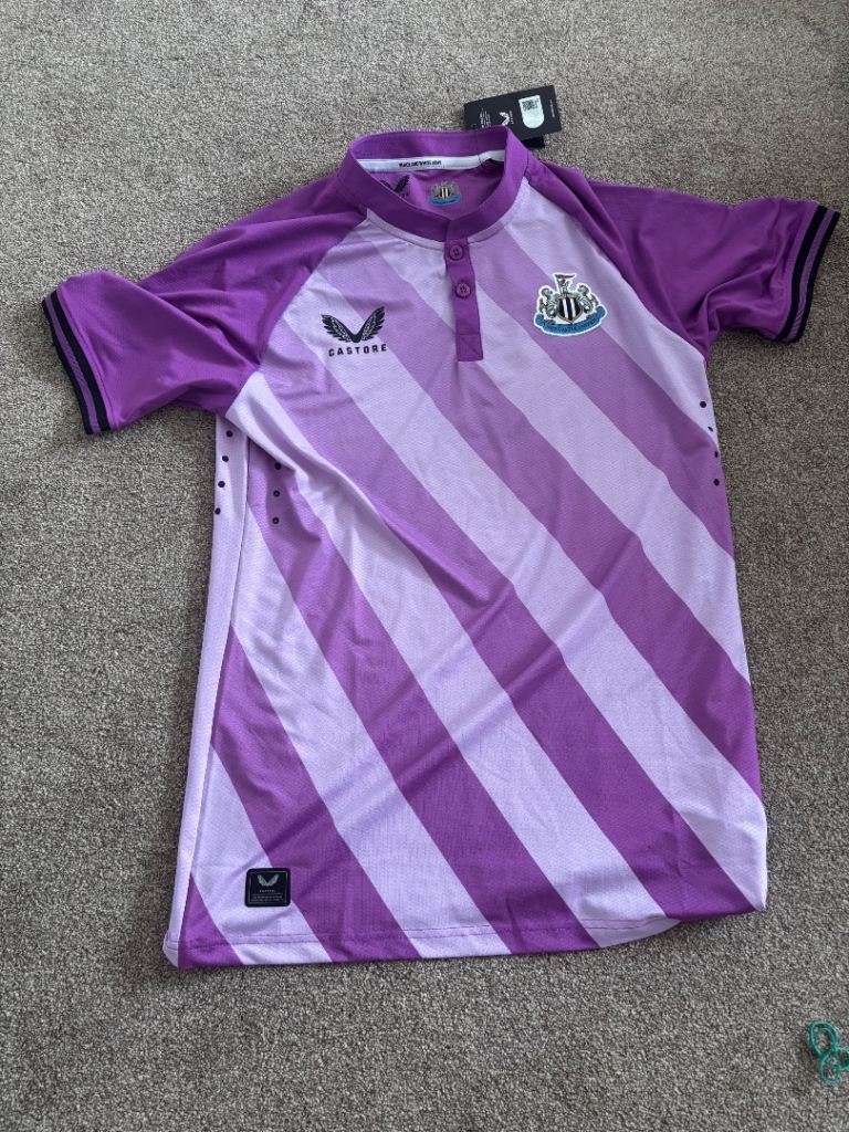 Castore Newcastle United Away Shirt - Purple, Size S, New with Tags