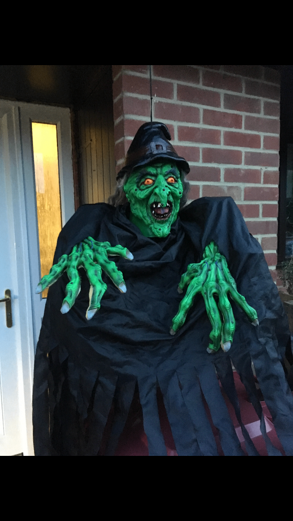 Halloween witch decoration 