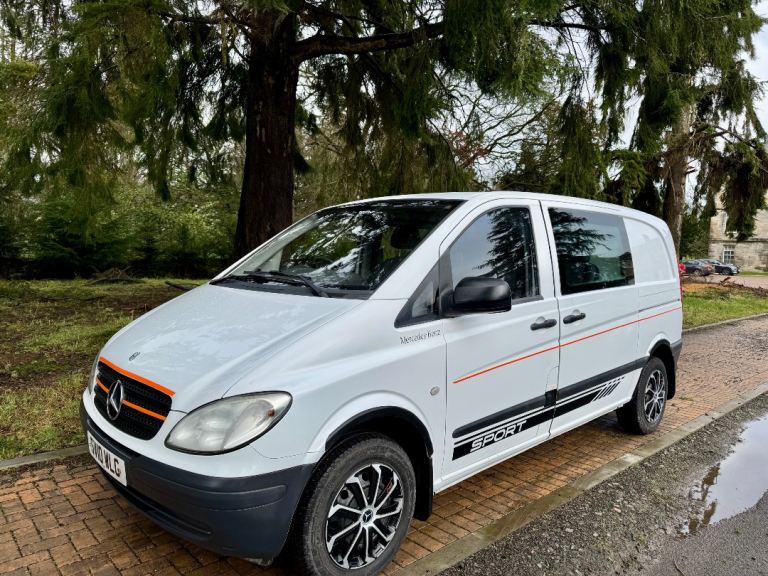 Mercedes Vito Dualiner Factory Crew Van – 1 Owner – Genuine 74k Miles – Rare Example