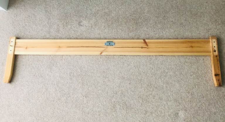 IKEA uk standard double bed FJELLSE Wooden footboard