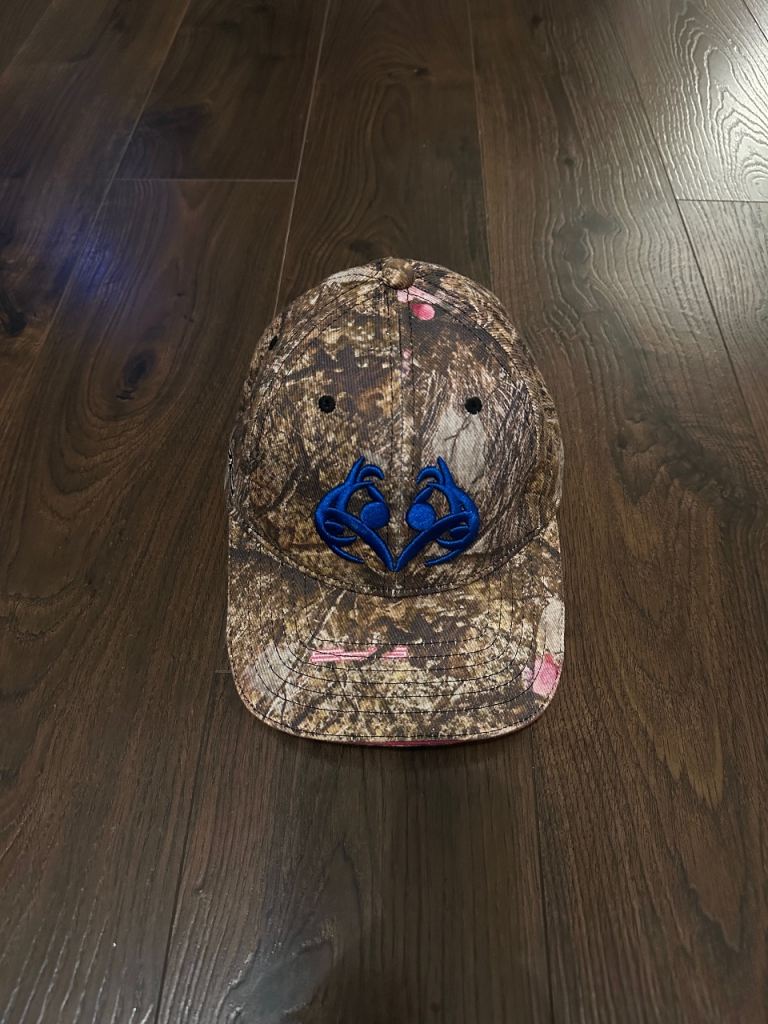 Sp5der Blue Logo Cap - Real Tree Camo - OS (Authentic)