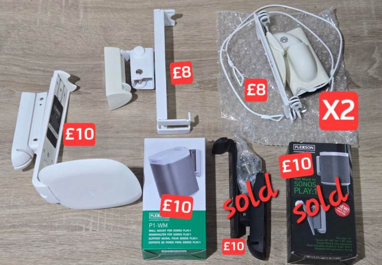 Various Sonos play1 play 1 ONE Wall mount Bargain flexson