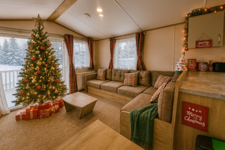 Atlas Eden 2020, £35,000, Comes with decking, free site fees for 2026