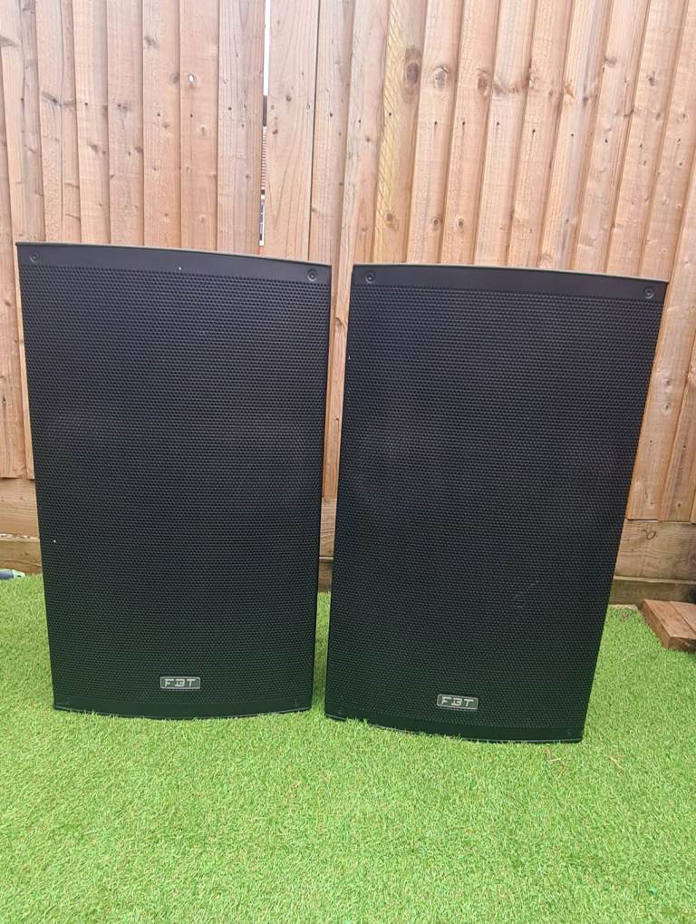 Pair of FBT X-Lite 15A Processed Active PA Speakers - DJ / Wedding / Live Sound