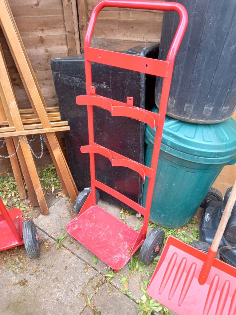 Fire extinguisher trolleys x2 