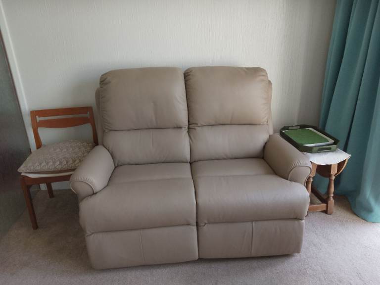 Leather power  Reciner sofa