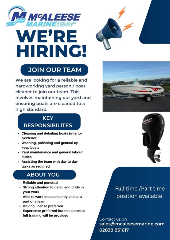 Wanted Boat Detailer / Yard Person