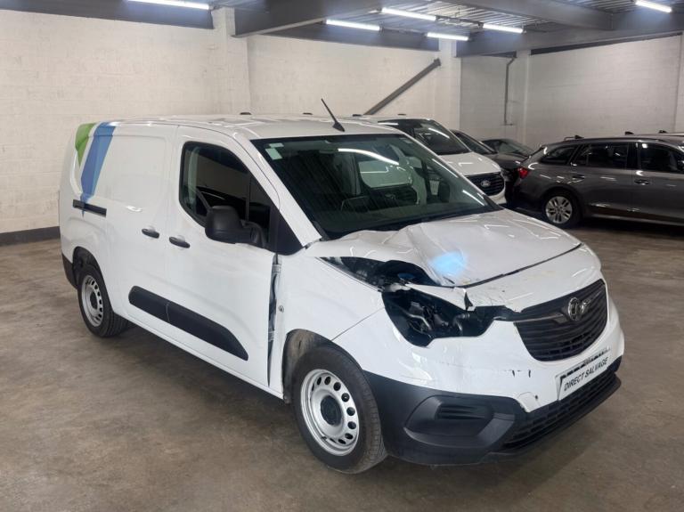 2024 Vauxhall Combo 2024 73 Reg 2300 1.5 Turbo D 100 L2H1 Prime Van Cat N No Vat salvage damage V...