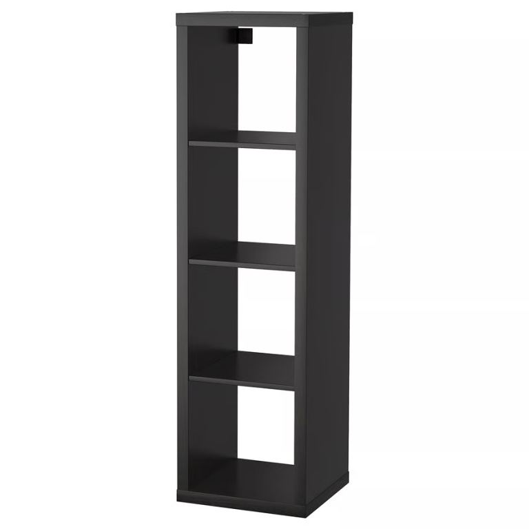 IKEA KALLAX Shelf unit, black-brown