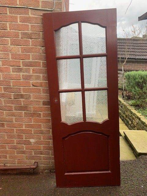 Mahogany interior door