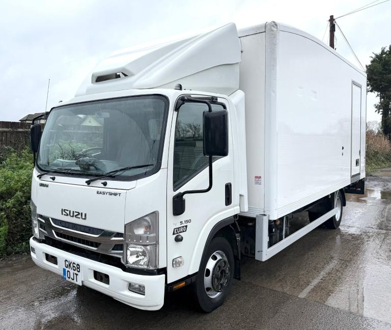 2019 ISUZU FORWARD N75.150 FRIDGE FREEZER BARN DOORS 3 SEATS 160,000 MILE EURO-6