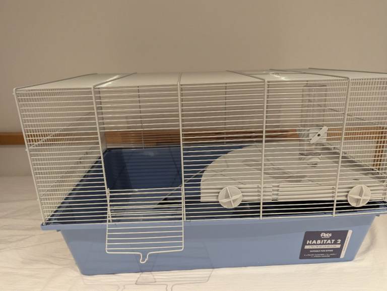 Pets At Home Habitat 2 Hamster Cage with Water Bottle