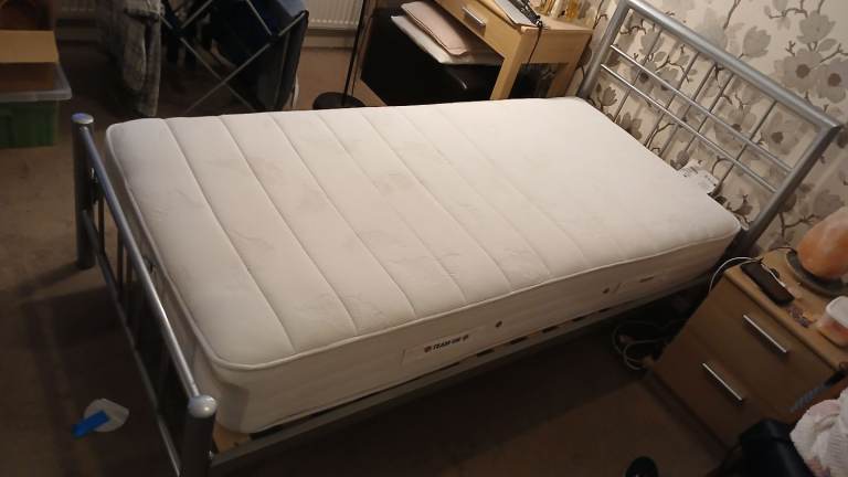 image for Single bed and mattress 