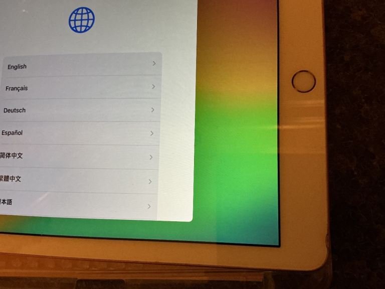 Apple iPad 9.7 6th generation rose gold with case thank you 32GB