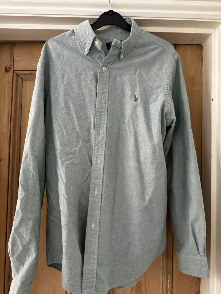 Polo Ralph Lauren Men's Shirt - Green, Size M
