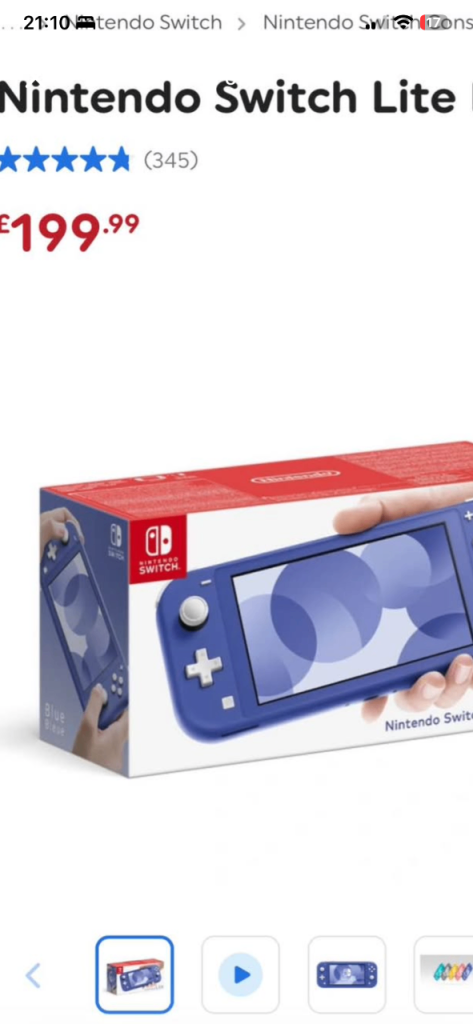Nintendo switch lite 