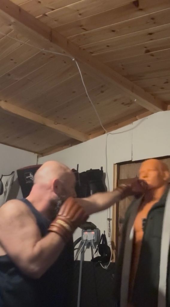 Martial arts training partners 