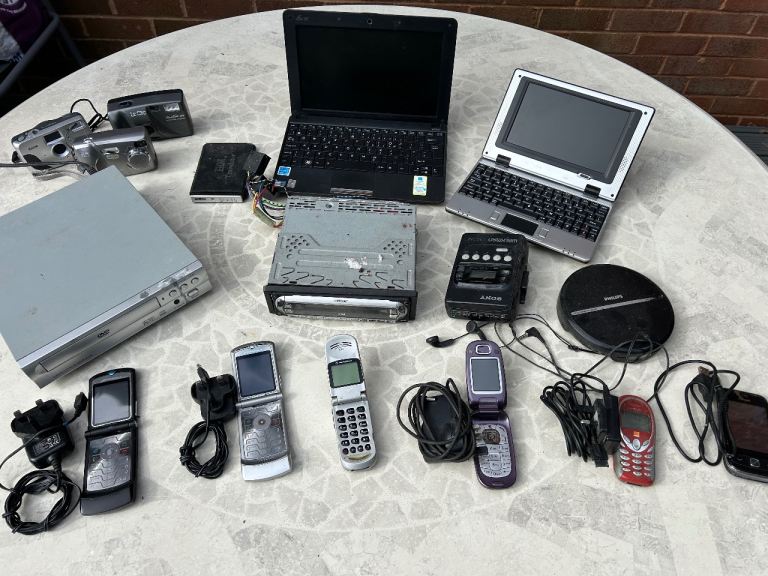 Job Lot of Electronics: Laptops, Cameras, Phones, DVD Player