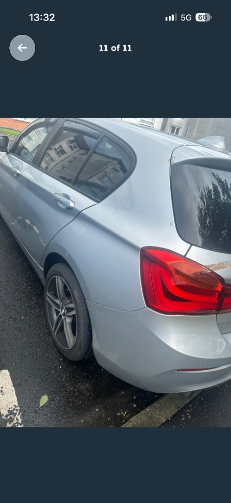 BMW 1 Series (YG16 PVO) - Silver Hatchback, Fair Condition