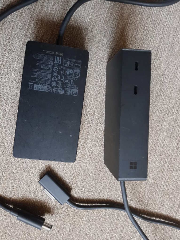 Microsoft Surface (1917 ) Dock 2 With Genuine 199w AC Adapter, USB-C